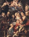 Autorretrato entre padres, hermanos y hermanas del barroco flamenco Jacob Jordaens